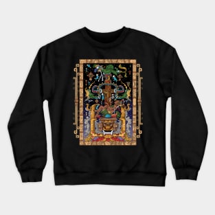 Ancient Mayan King Pakal Crewneck Sweatshirt